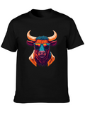 Cool Bull Graphic Tee - Mens Black T-Shirt