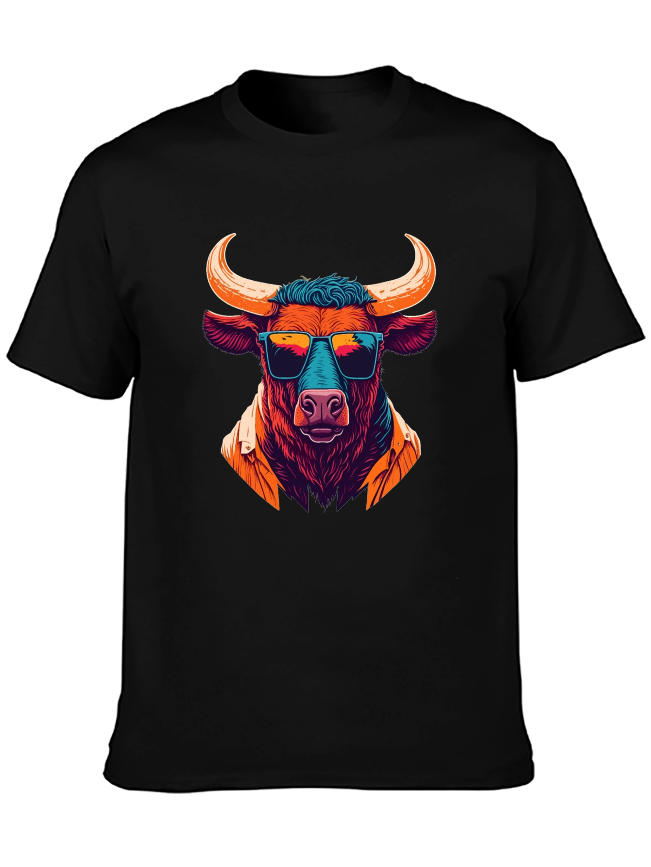 Cool Bull Graphic Tee - Mens Black T-Shirt