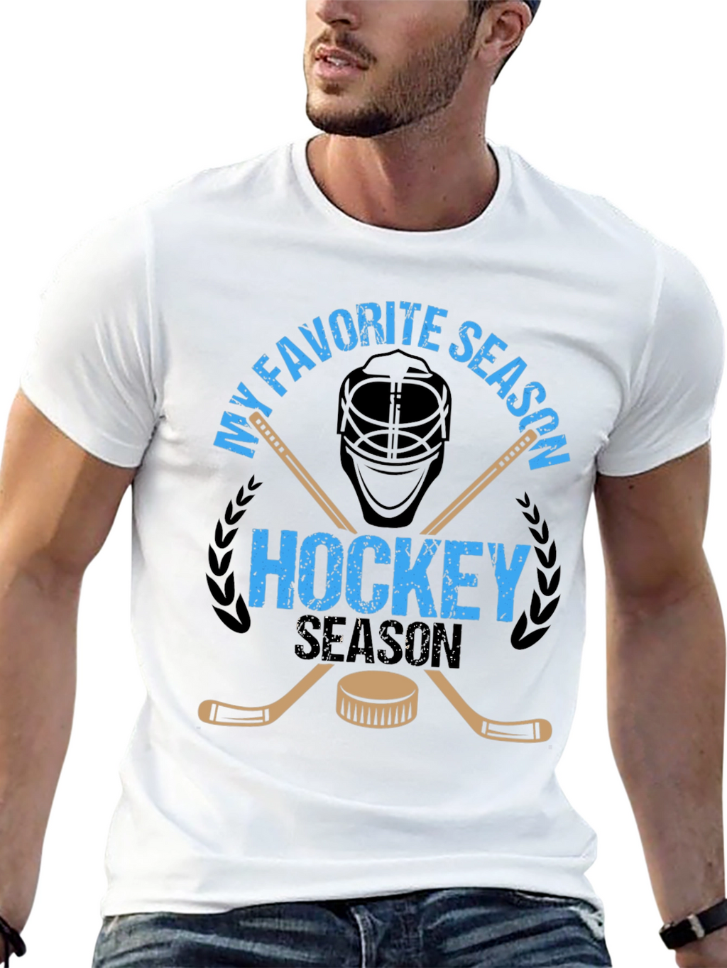 Hockey Season Graphic Tee