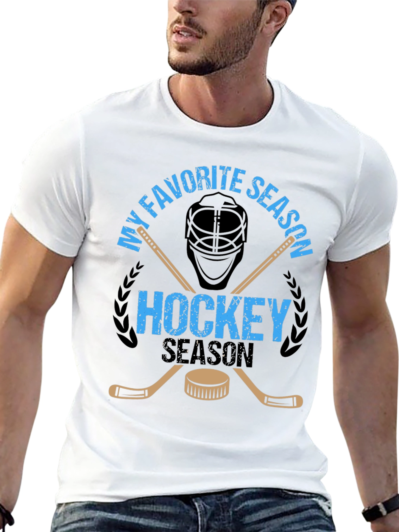 Hockey Season Graphic Tee
