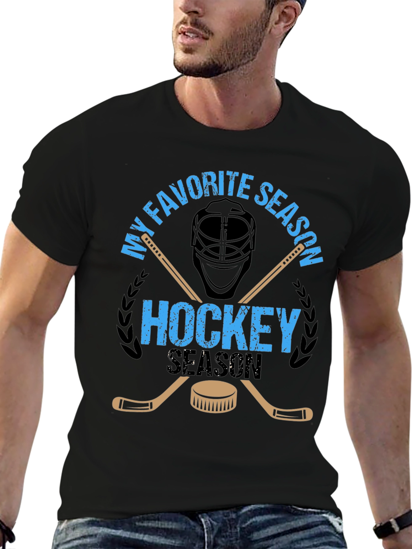 Hockey Season Graphic Tee
