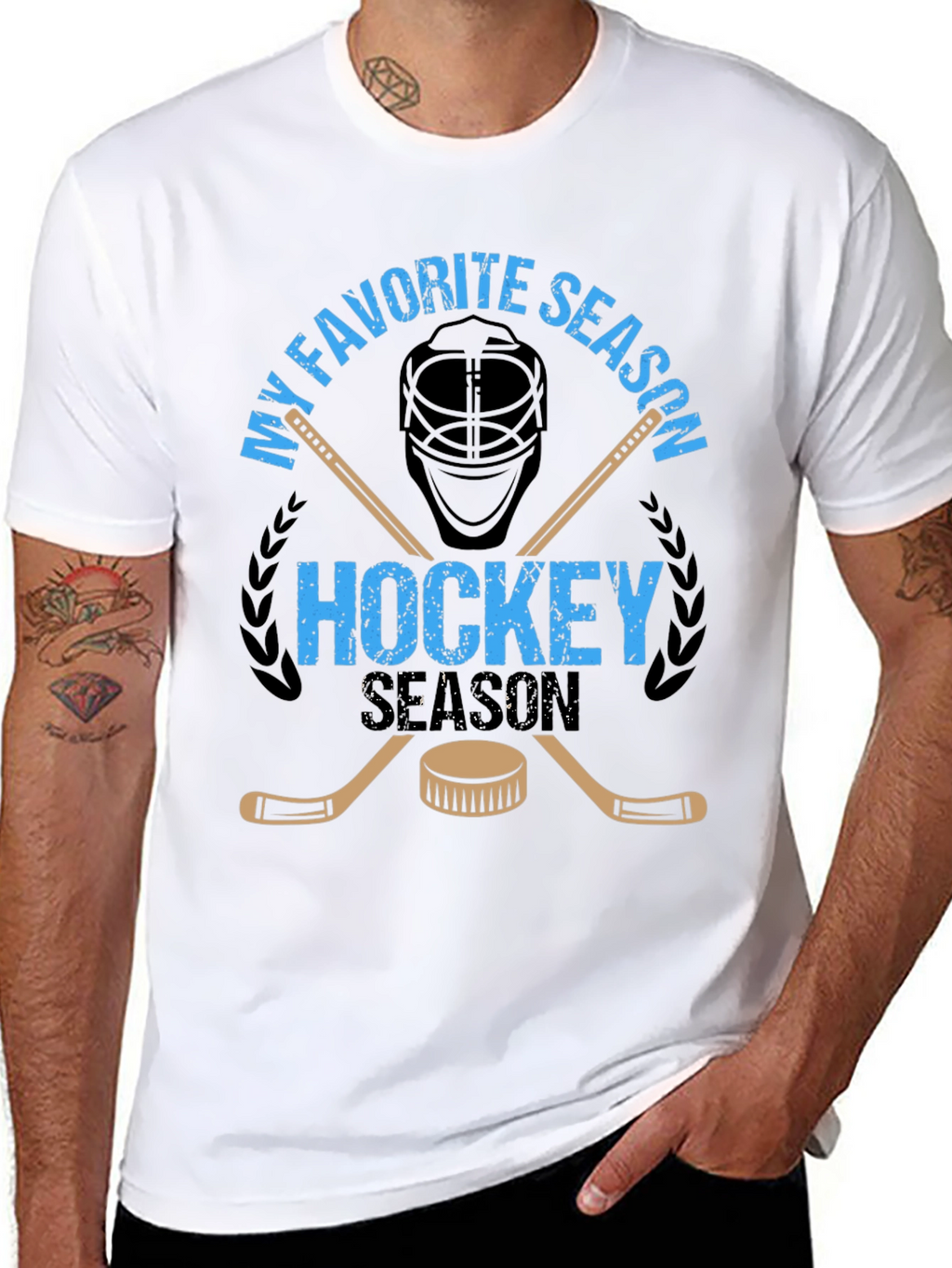 Hockey Season Graphic Tee