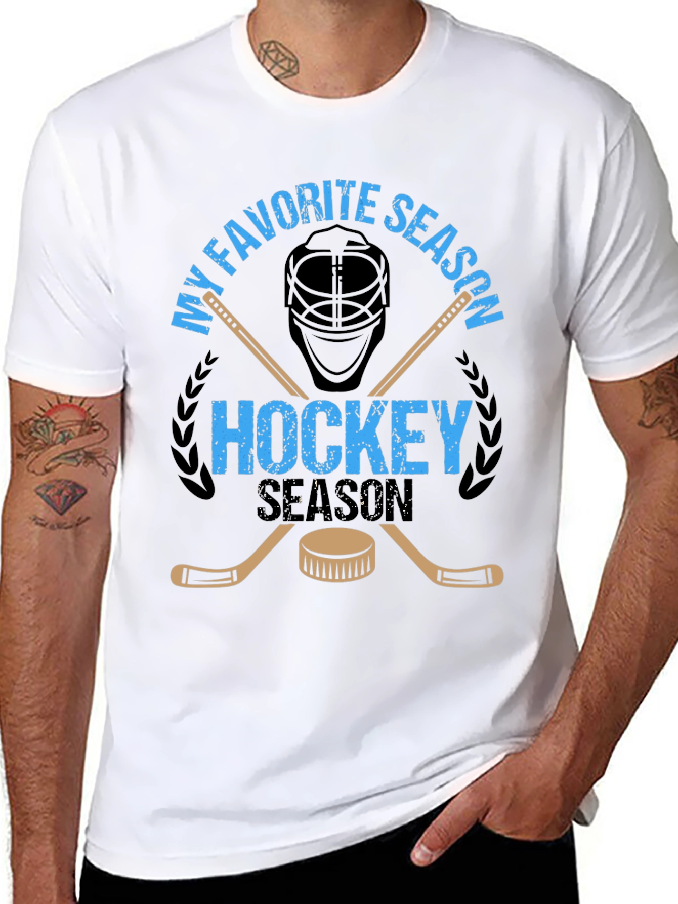 Hockey Season Graphic Tee
