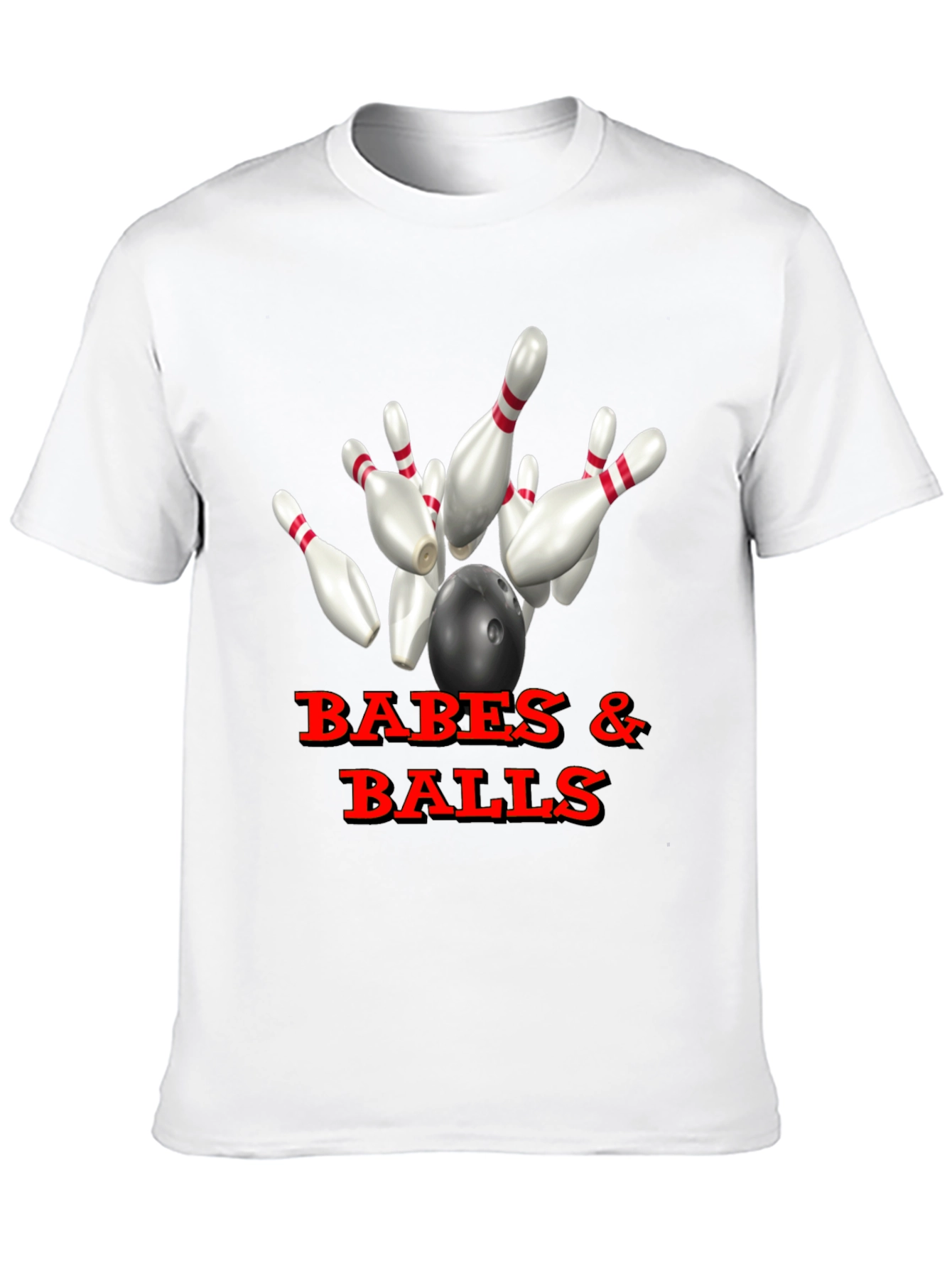Babes & Balls Bowling T-Shirt - Strike Style!