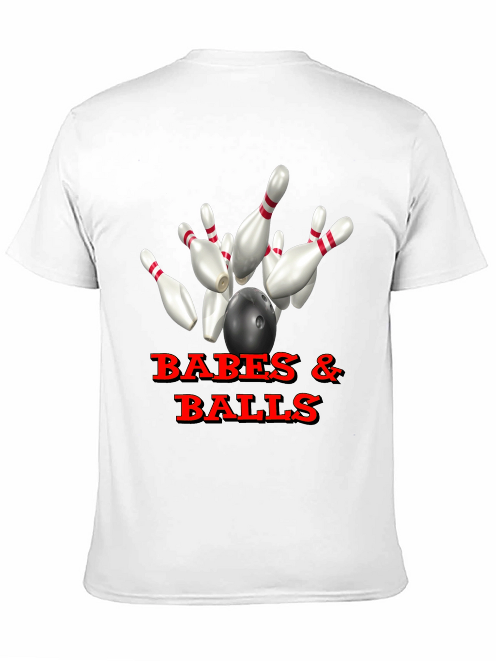 Babes & Balls Bowling T-Shirt - Strike Style!
