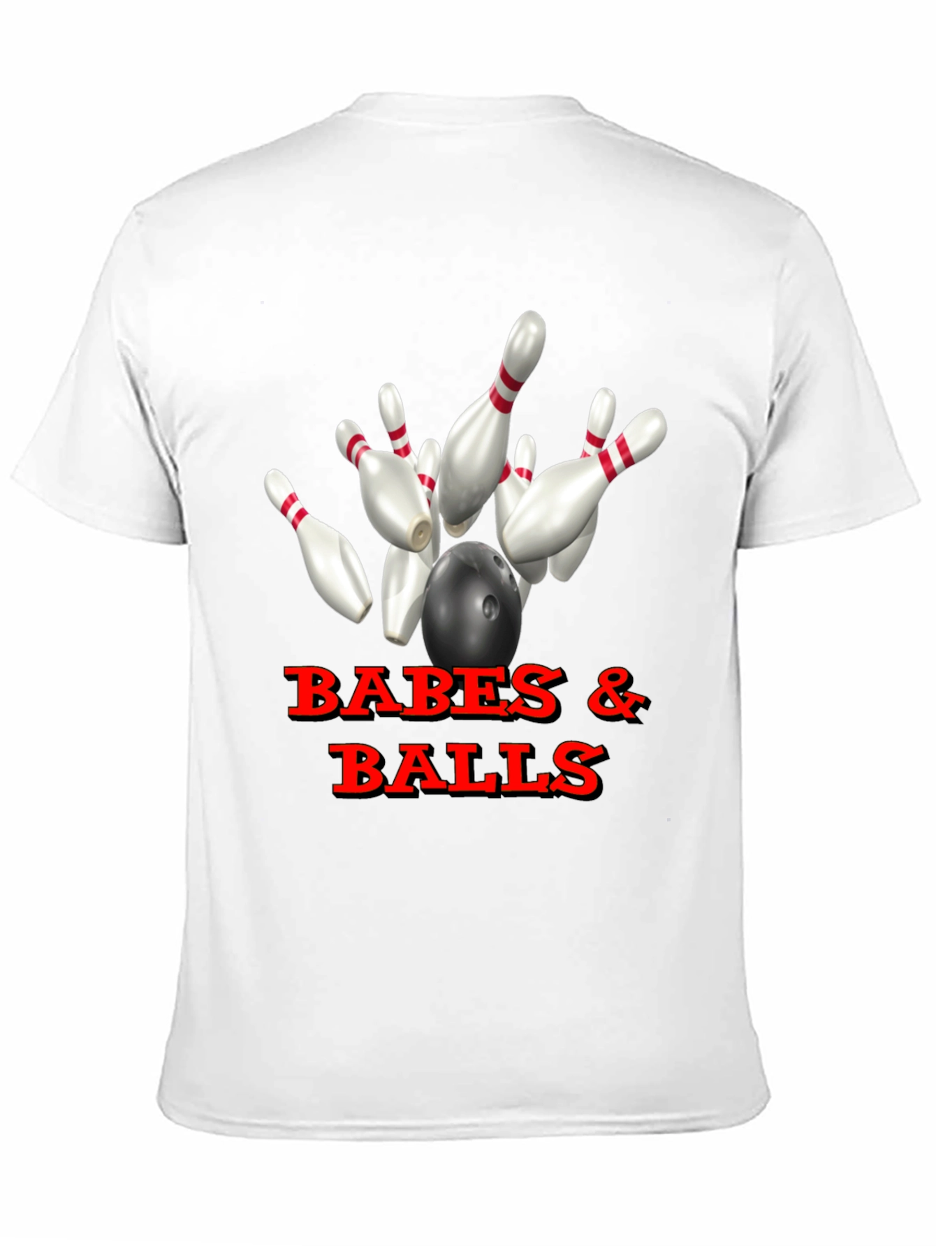 Babes & Balls Bowling T-Shirt - Strike Style!