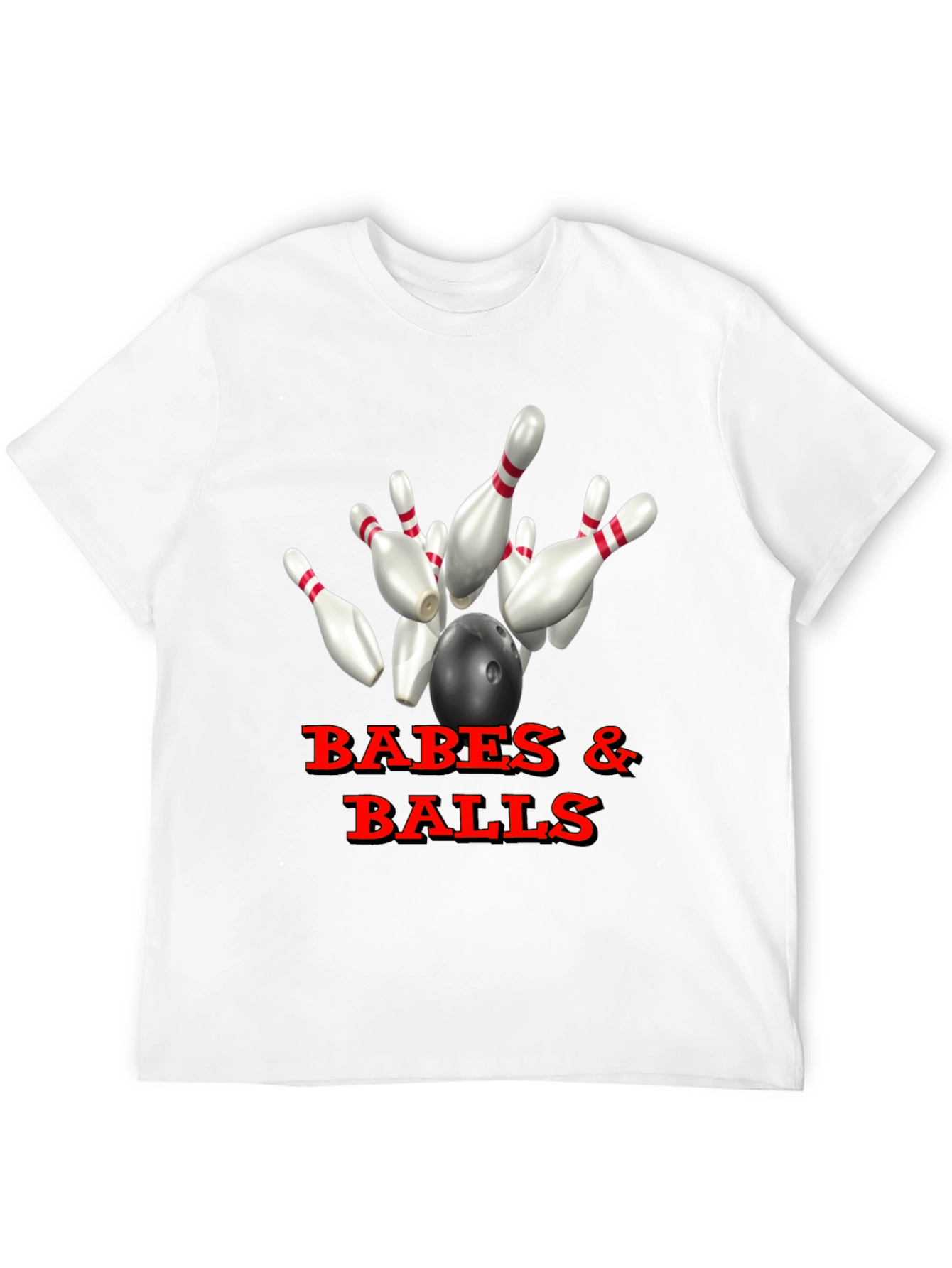 Babes & Balls Bowling T-Shirt - Strike Style!