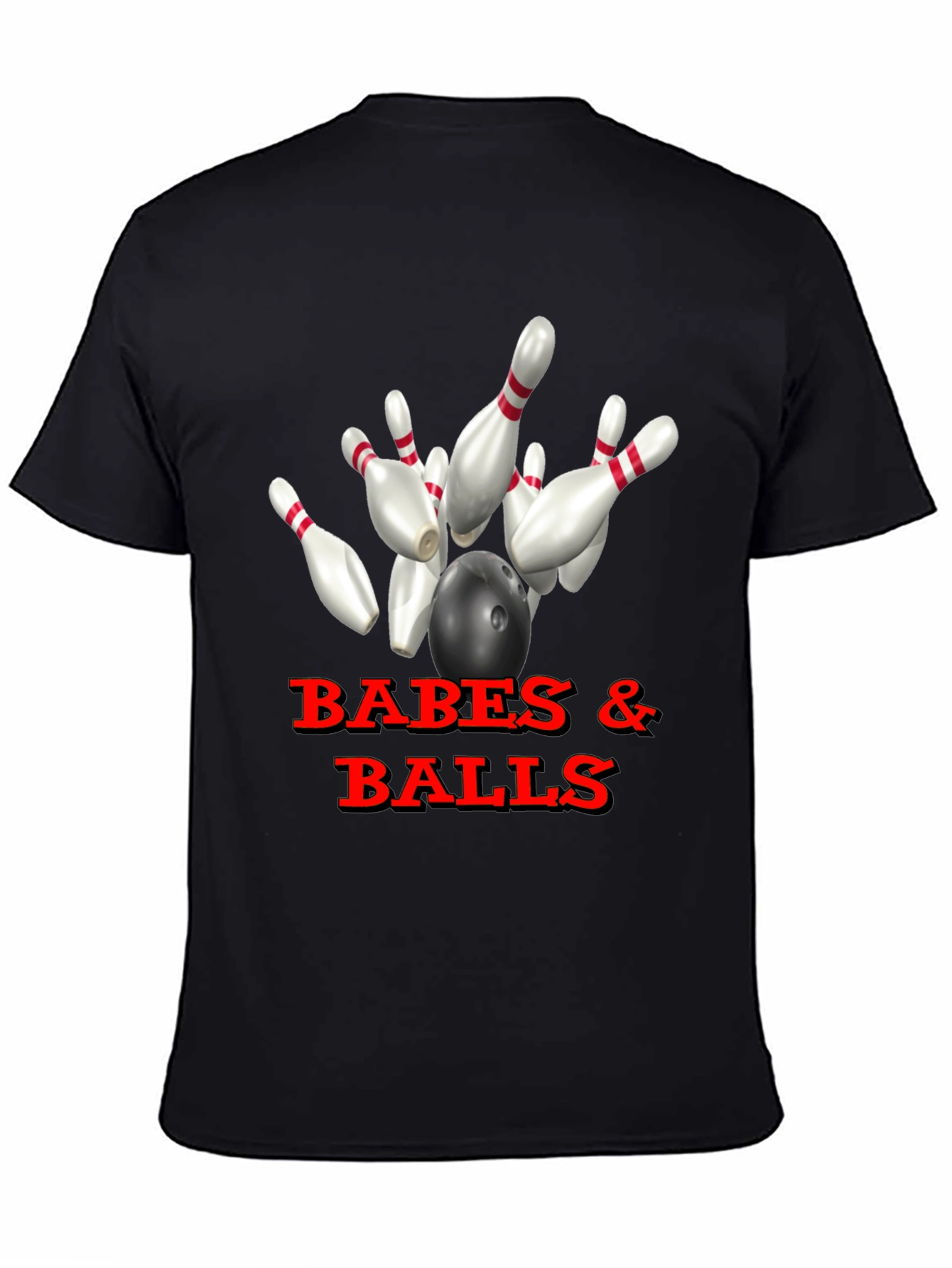 Babes & Balls Bowling T-Shirt - Strike Style!