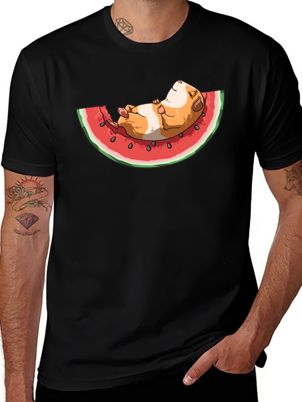 Guinea Pig Watermelon T-Shirt