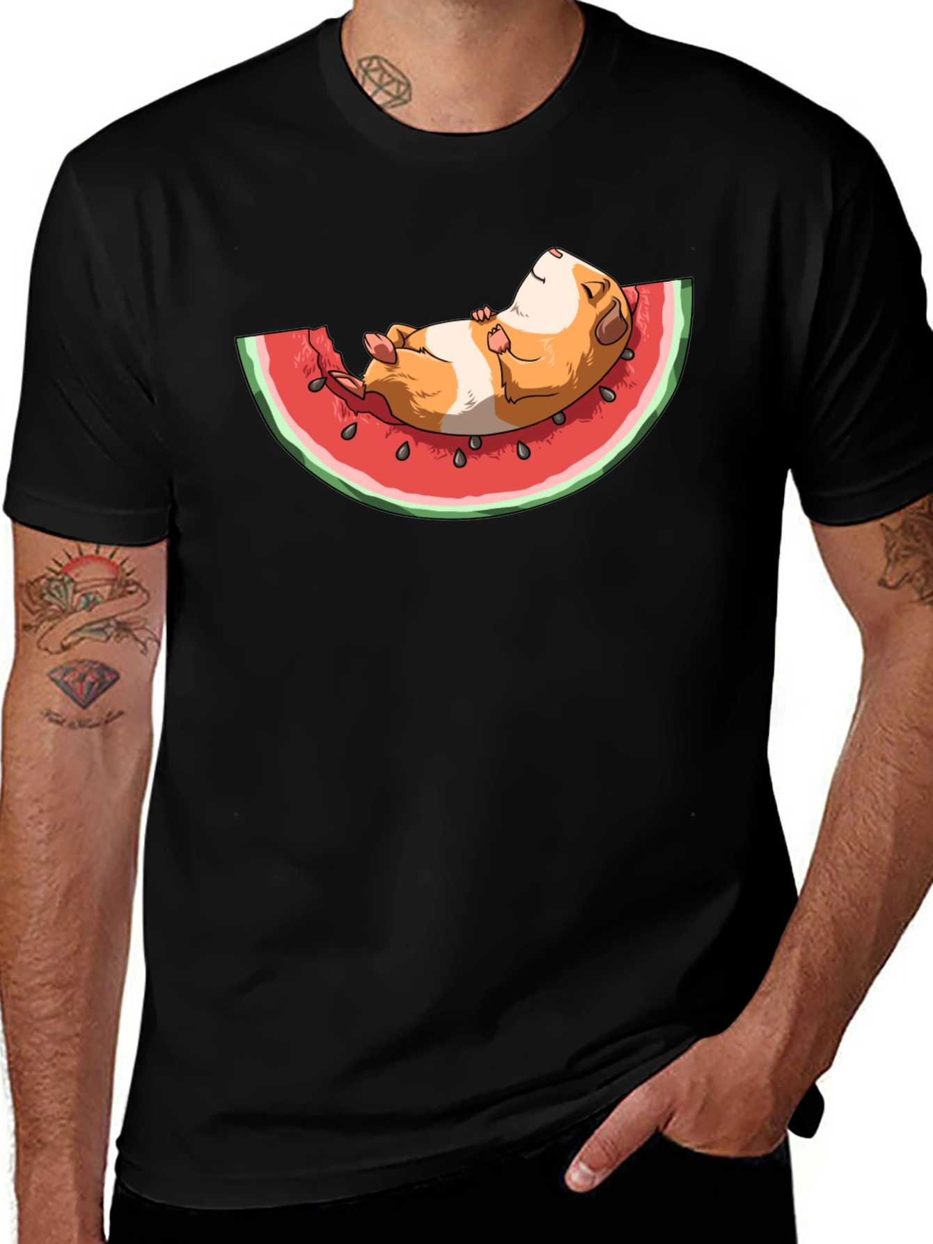 Guinea Pig Watermelon T-Shirt