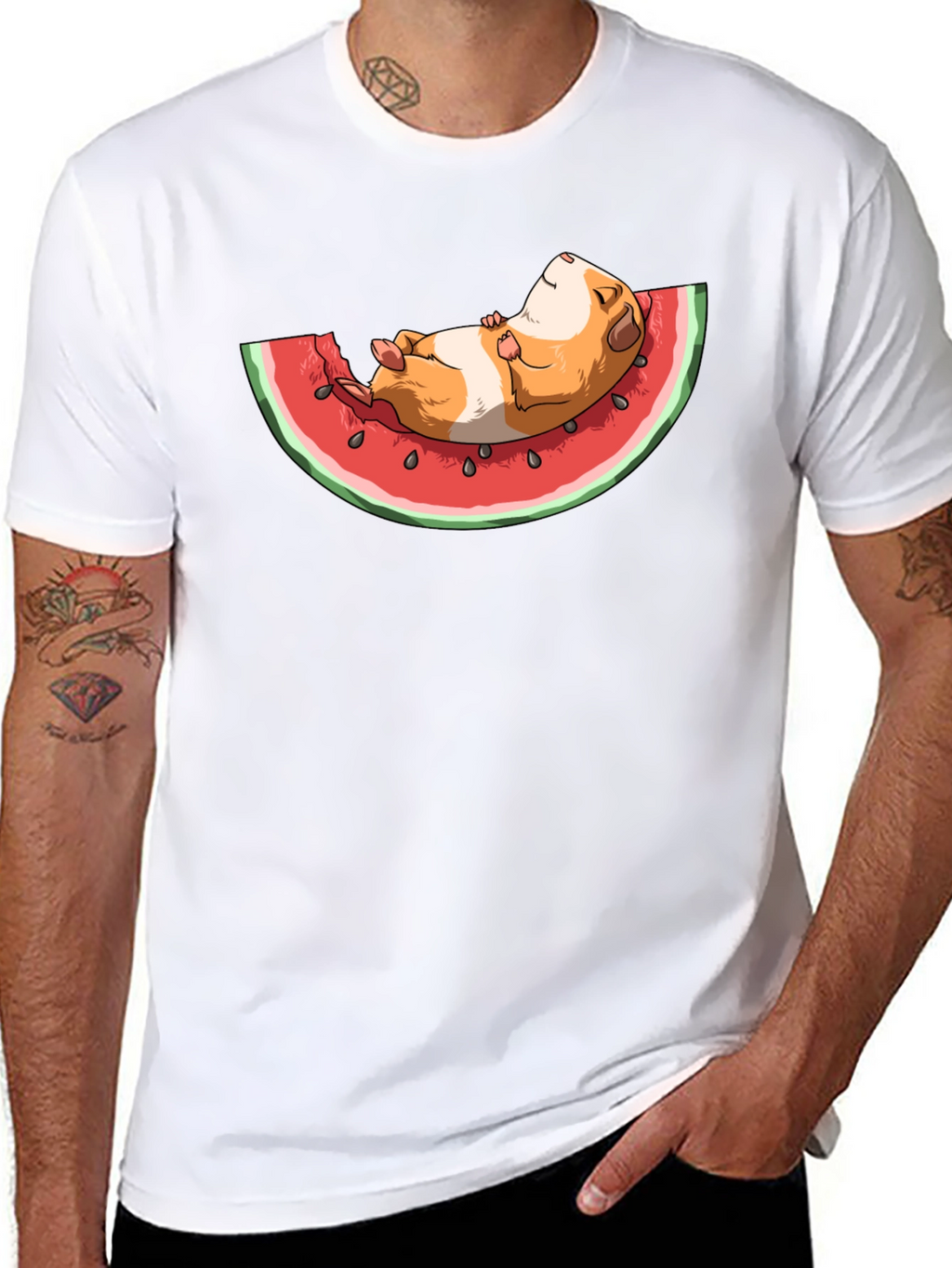 Guinea Pig Watermelon T-Shirt