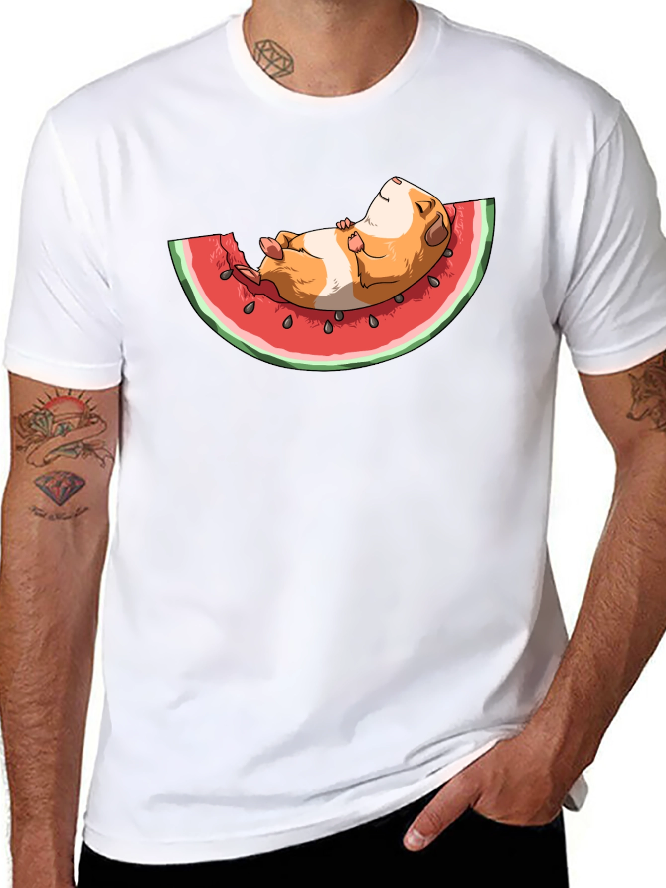 Guinea Pig Watermelon T-Shirt