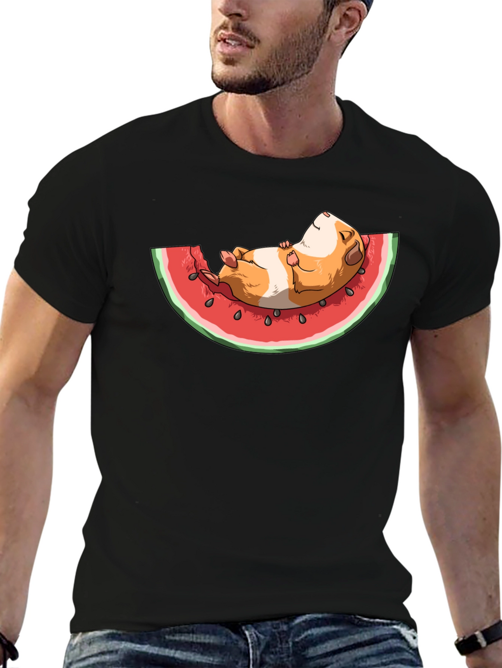 Guinea Pig Watermelon T-Shirt