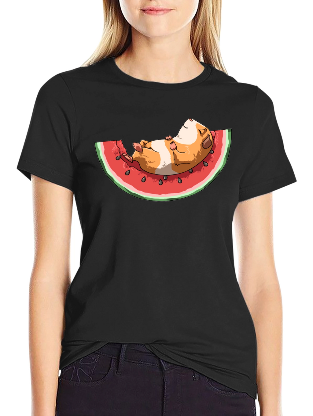 Guinea Pig Watermelon T-Shirt