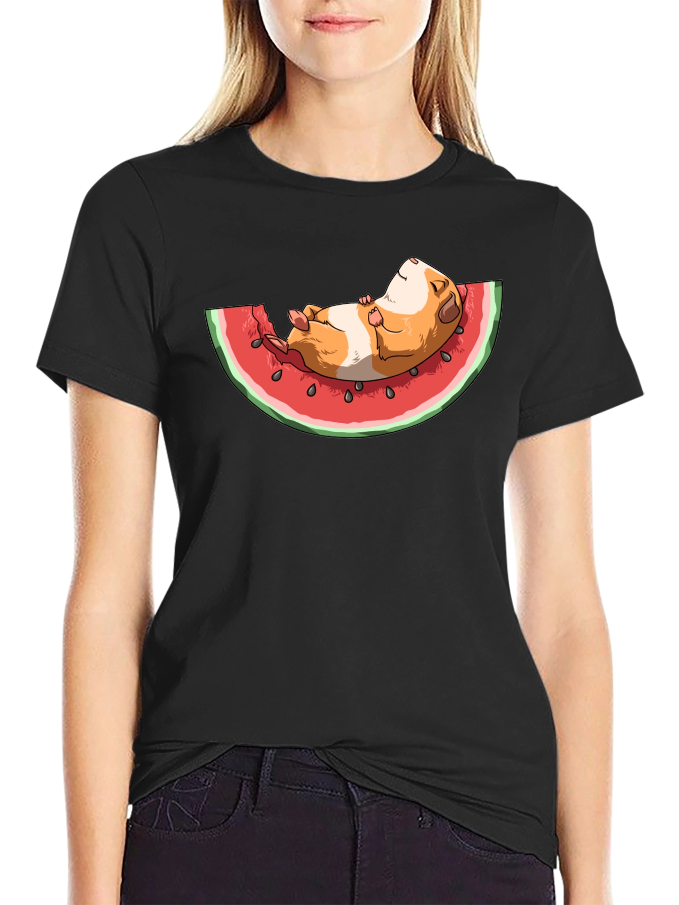 Guinea Pig Watermelon T-Shirt