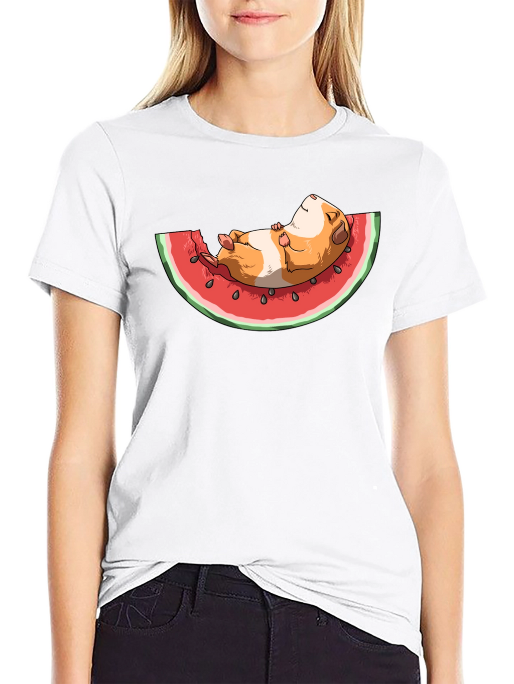 Guinea Pig Watermelon T-Shirt