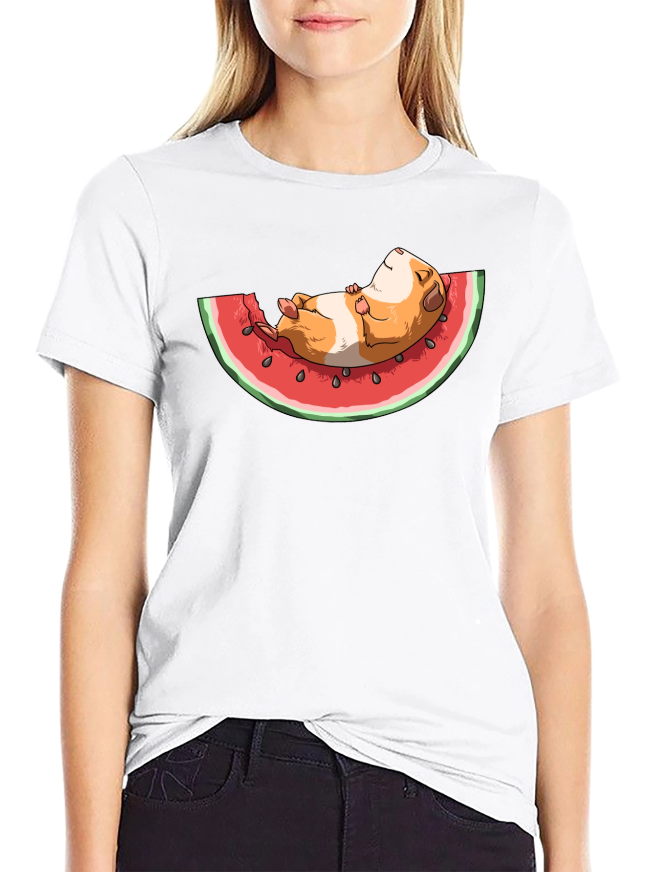 Guinea Pig Watermelon T-Shirt