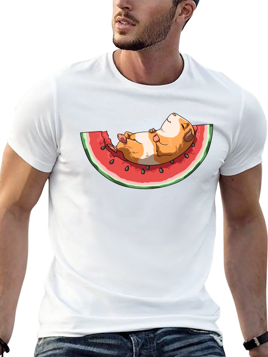 Guinea Pig Watermelon T-Shirt