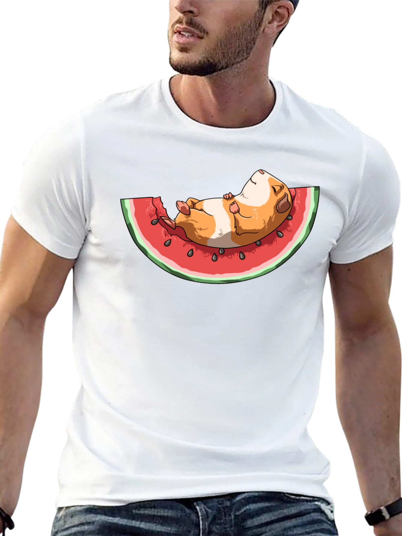 Guinea Pig Watermelon T-Shirt