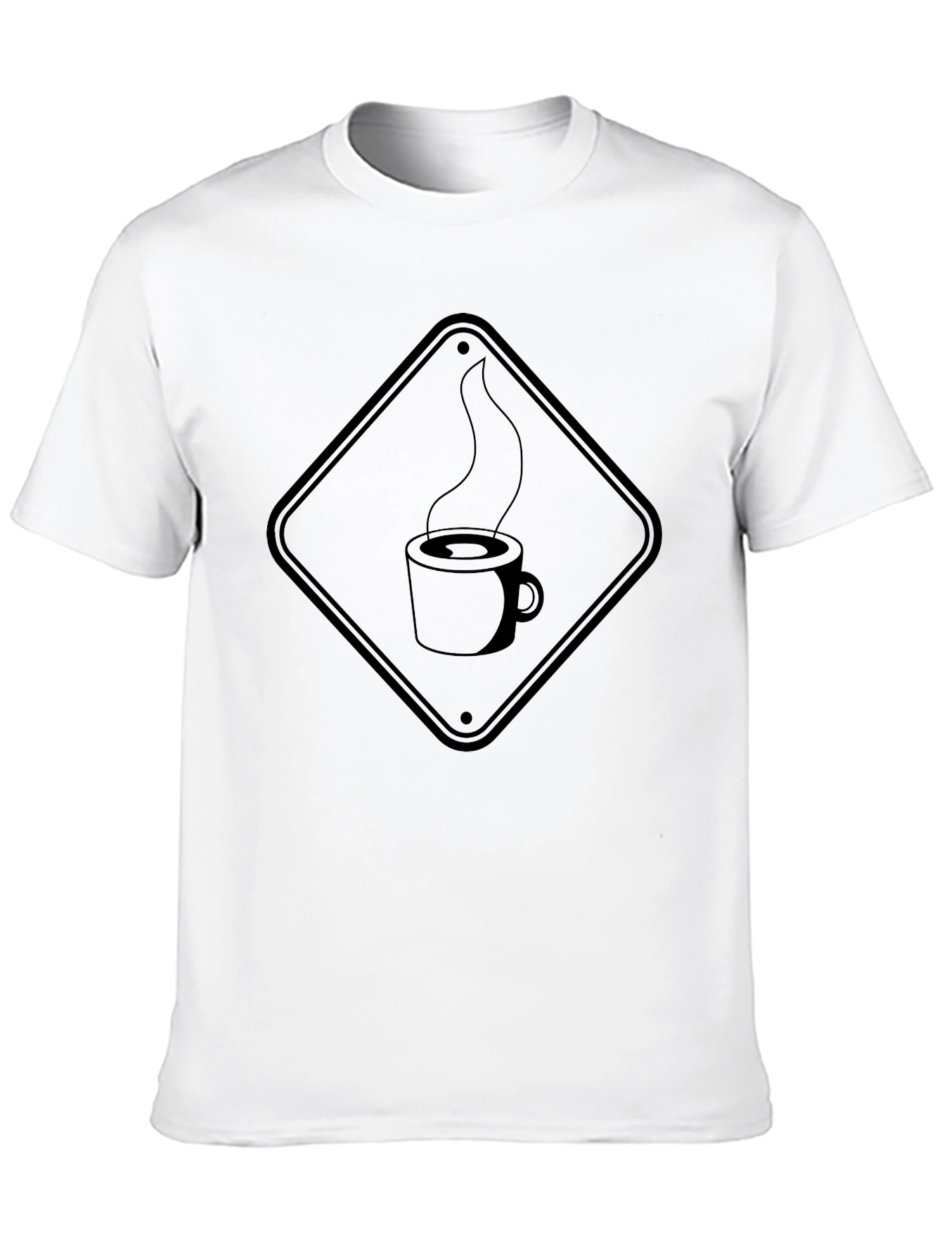 Coffee Hazard Mens Black T-Shirt