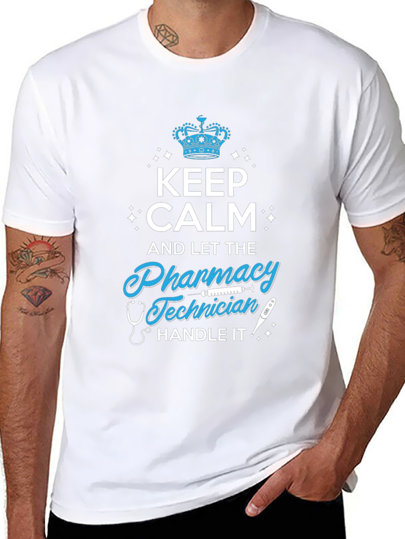 Pharmacy Technician T-Shirt - Keep Calm