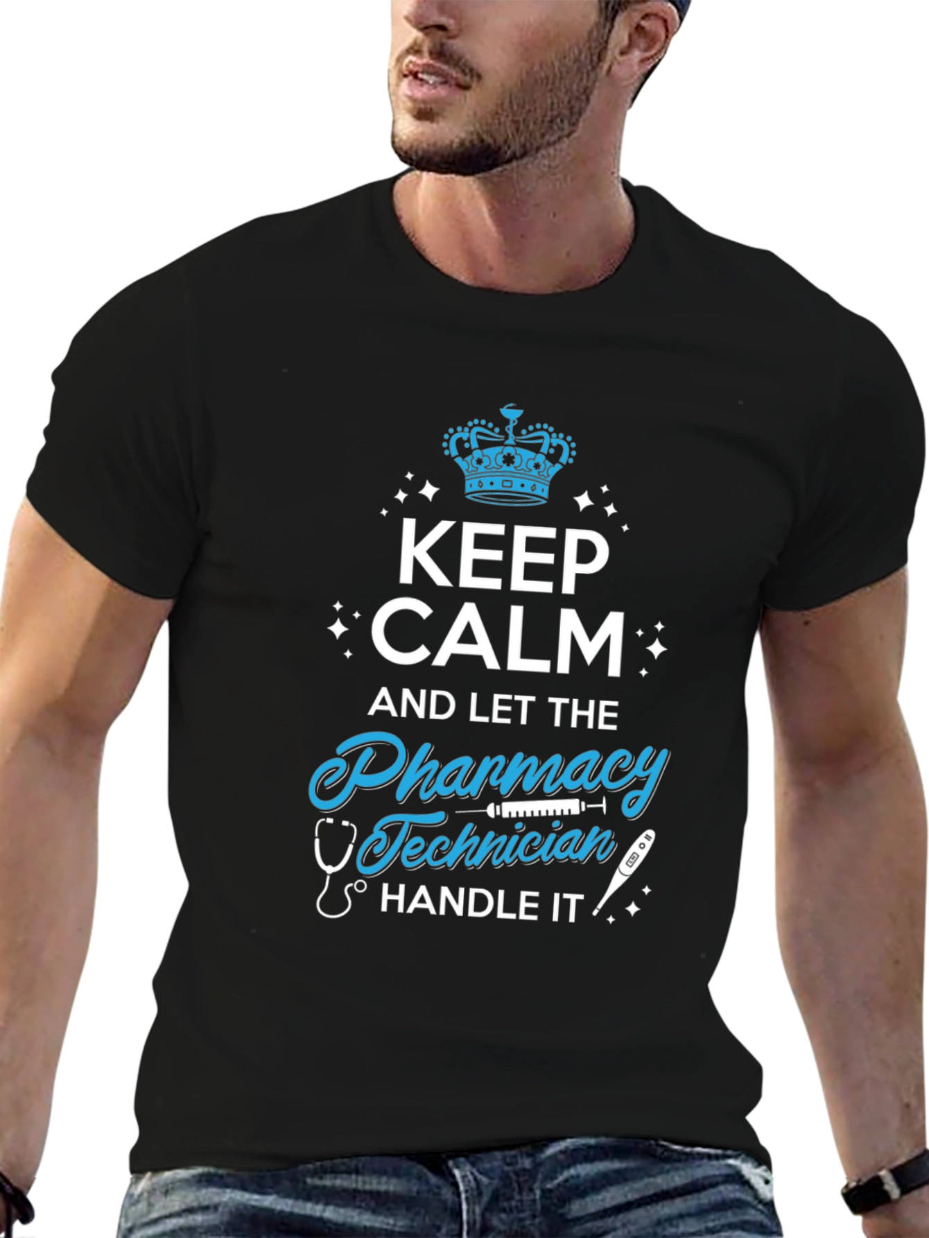Pharmacy Technician T-Shirt - Keep Calm