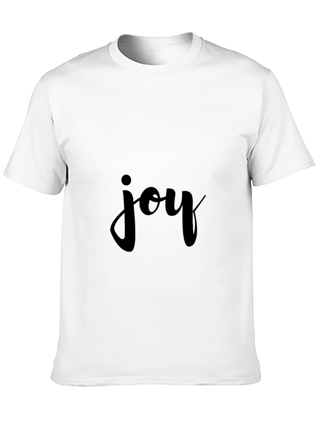 Joy Script Black T-Shirt Casual Wear