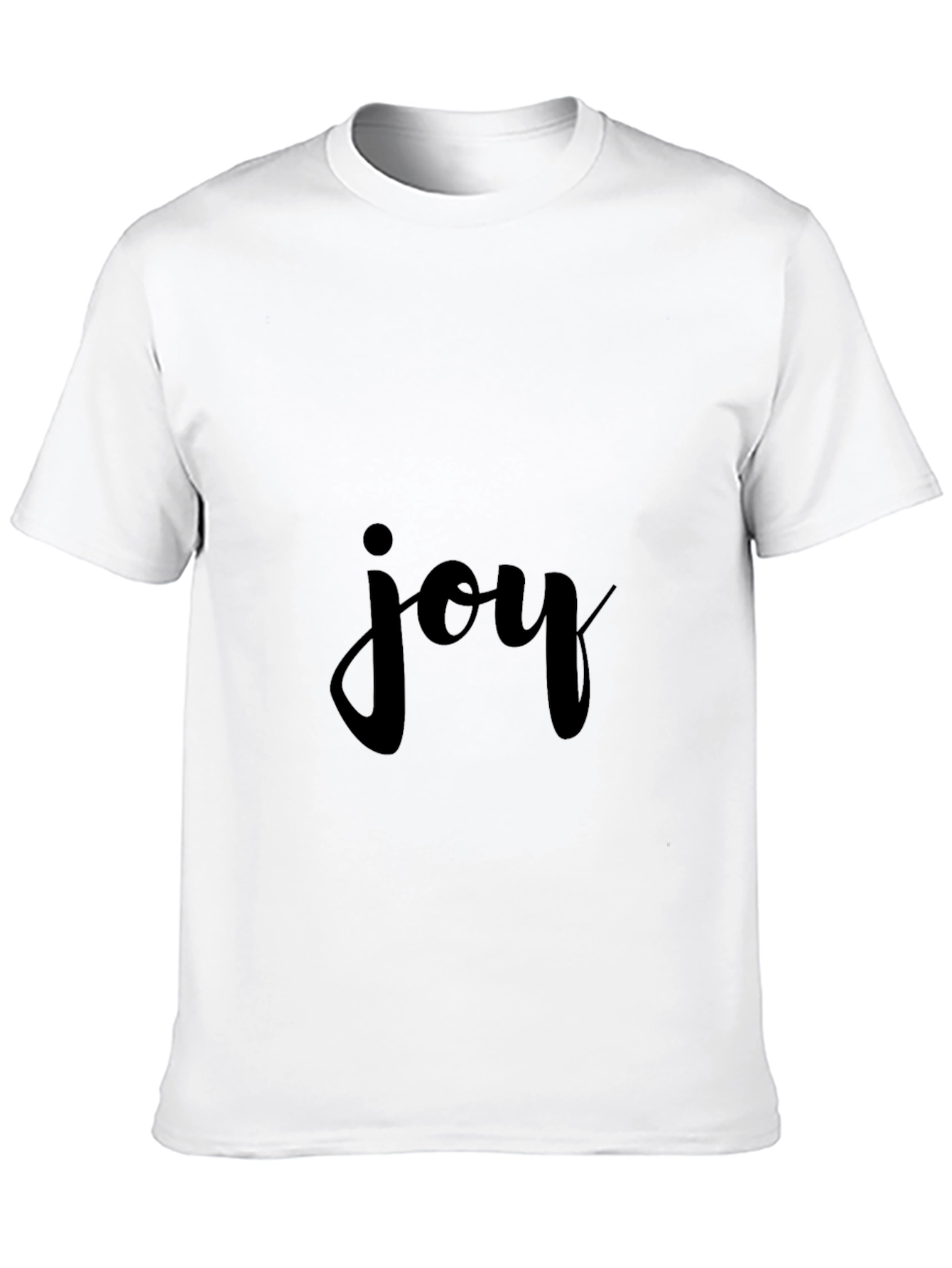 Joy Script Black T-Shirt Casual Wear