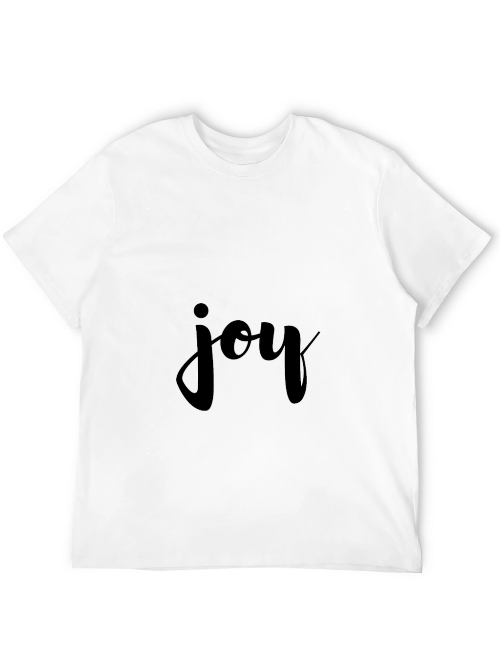 Joy Script Black T-Shirt Casual Wear