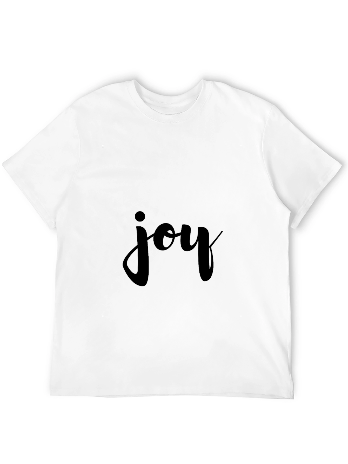 Joy Script Black T-Shirt Casual Wear