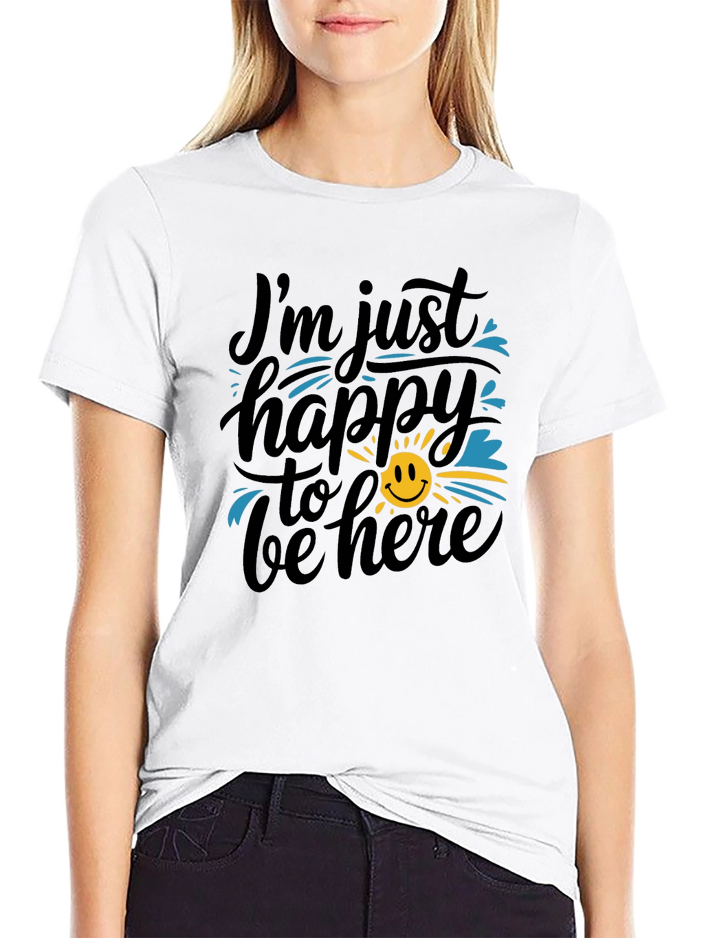 Happy To Be Here Graphic T-Shirt