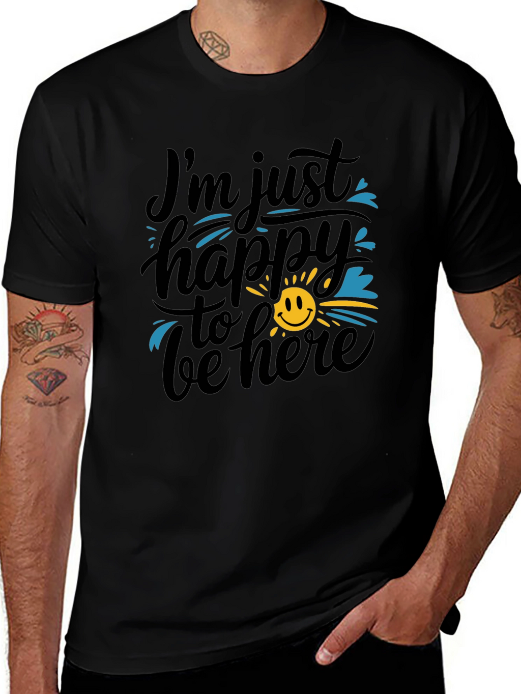 Happy To Be Here Graphic T-Shirt