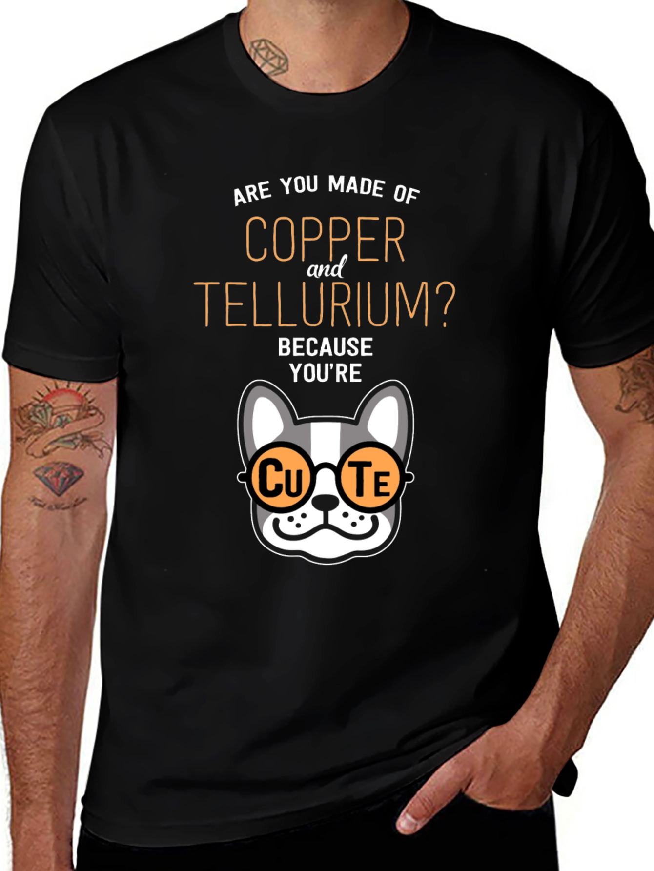 Cute Copper & Tellurium Dog Graphic Tee