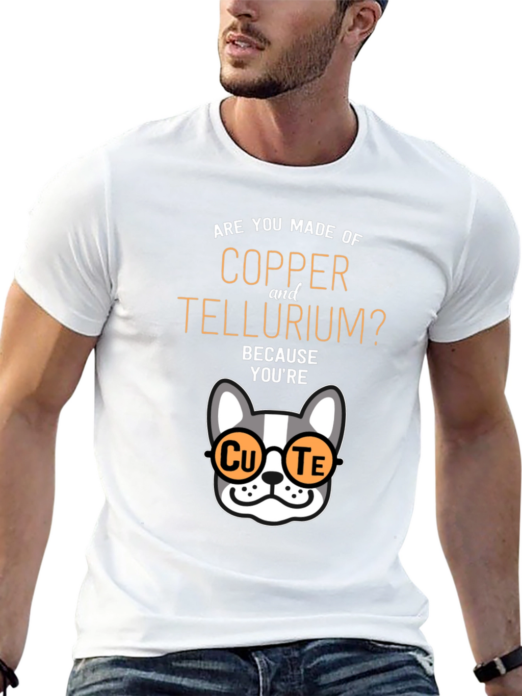 Cute Copper & Tellurium Dog Graphic Tee