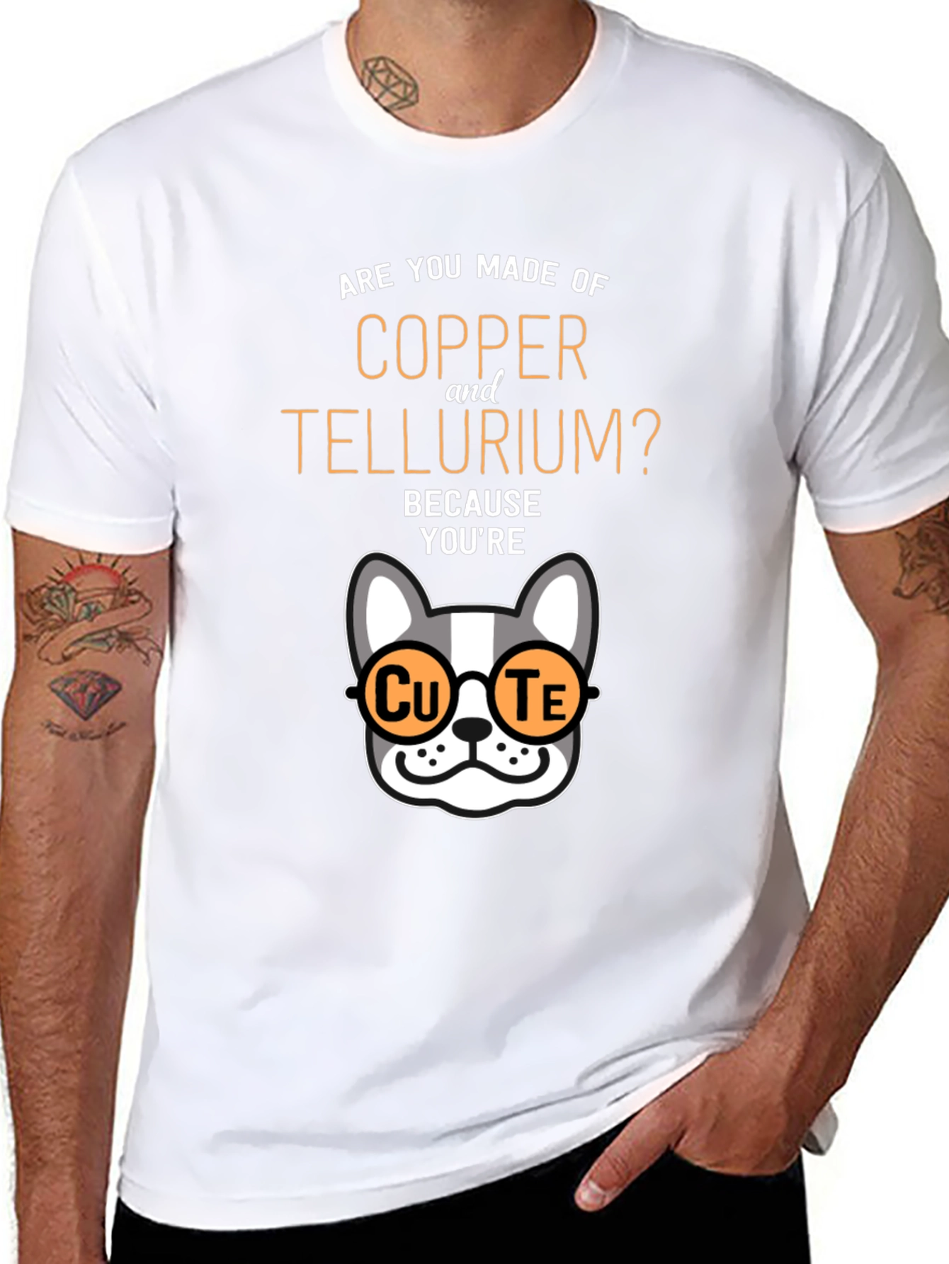 Cute Copper & Tellurium Dog Graphic Tee