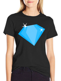 Diamond Graphic Black T-Shirt