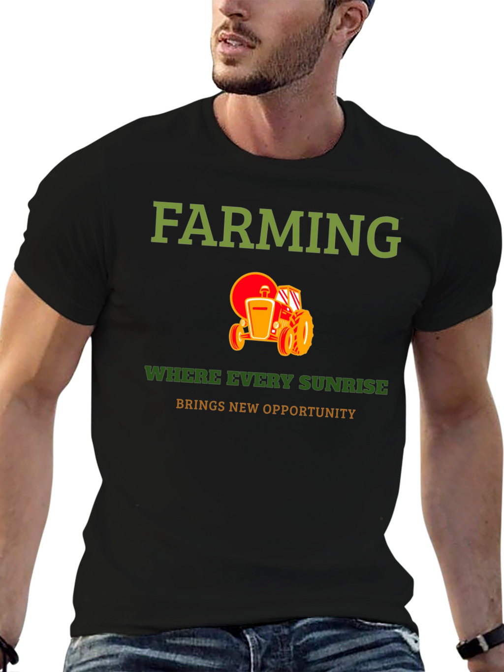 Farming Sunrise Opportunity Graphic Tee