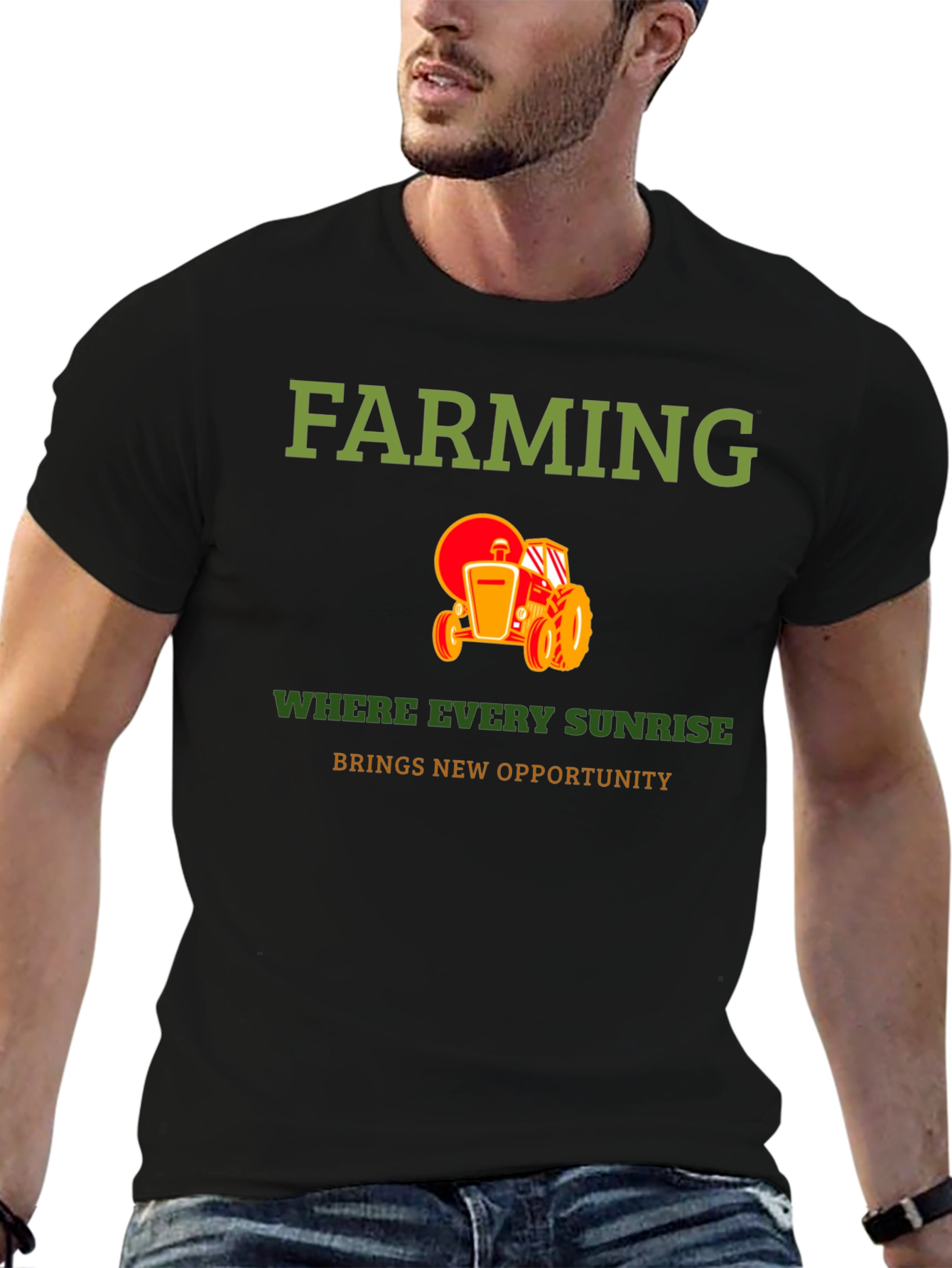 Farming Sunrise Opportunity Graphic Tee