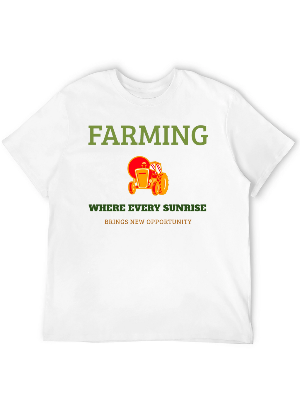 Farming Sunrise Opportunity Graphic Tee