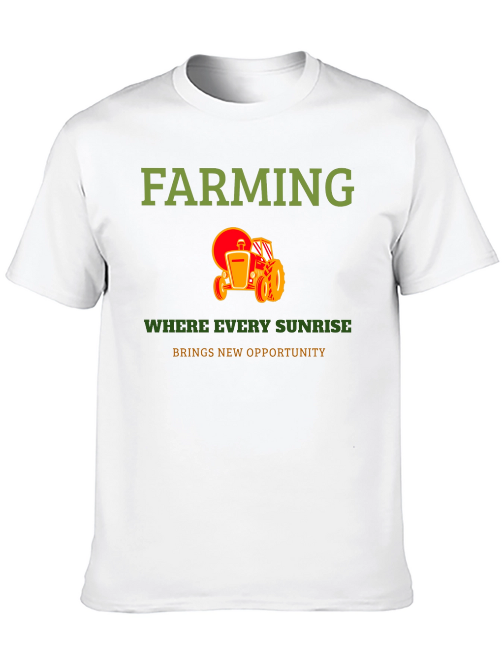 Farming Sunrise Opportunity Graphic Tee