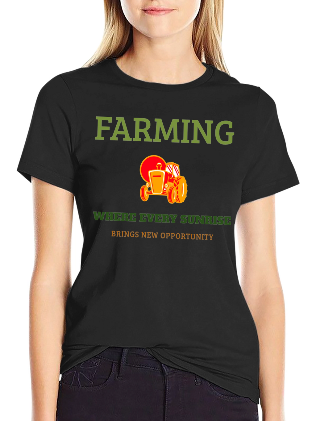 Farming Sunrise Opportunity Graphic Tee