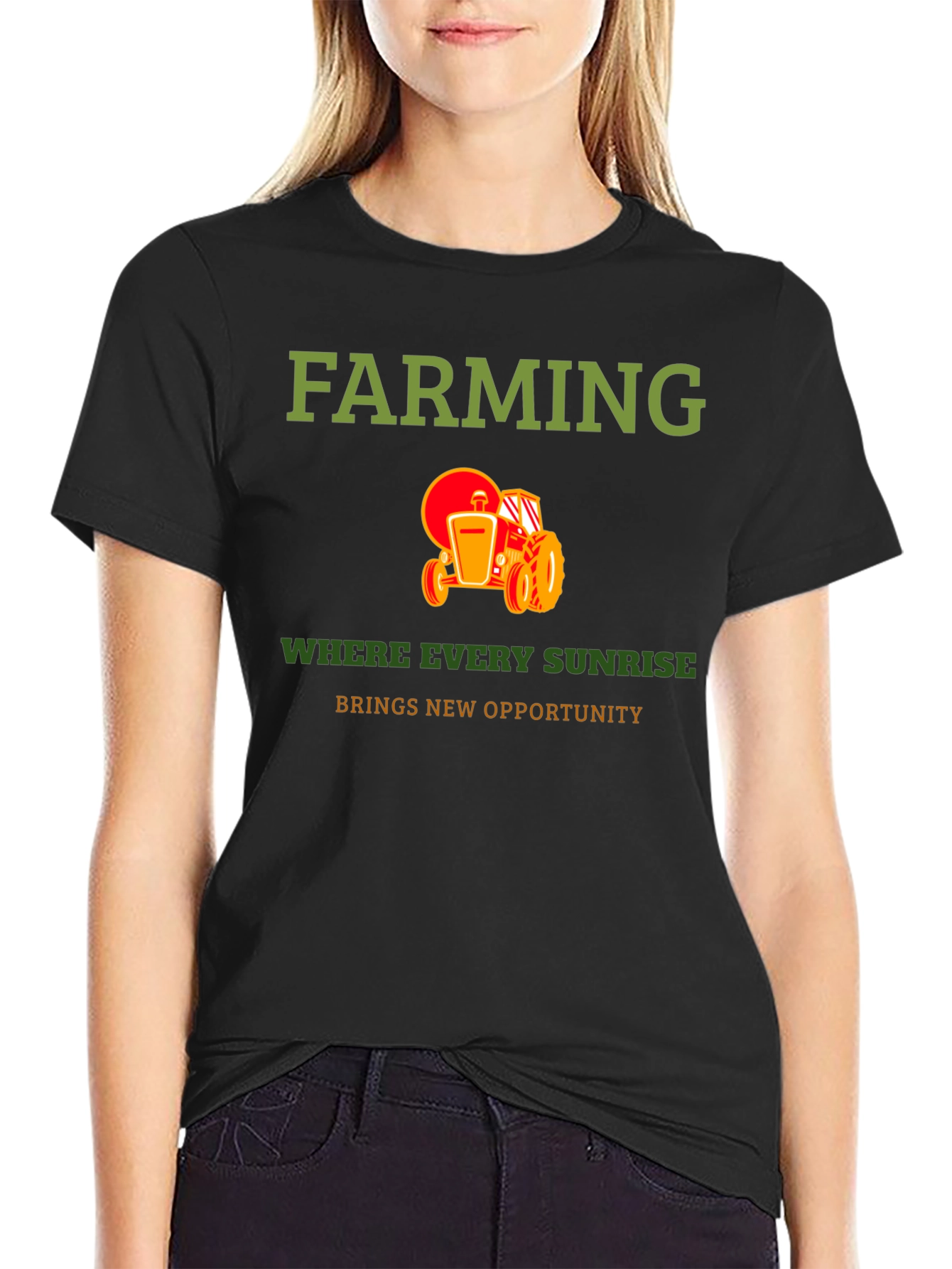 Farming Sunrise Opportunity Graphic Tee