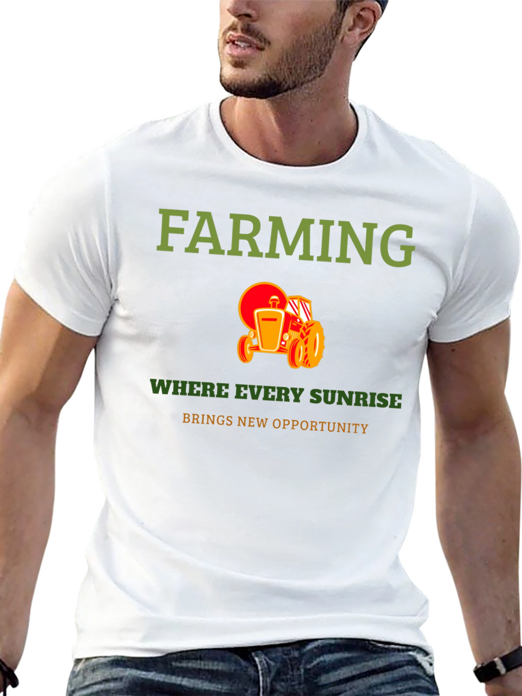 Farming Sunrise Opportunity Graphic Tee