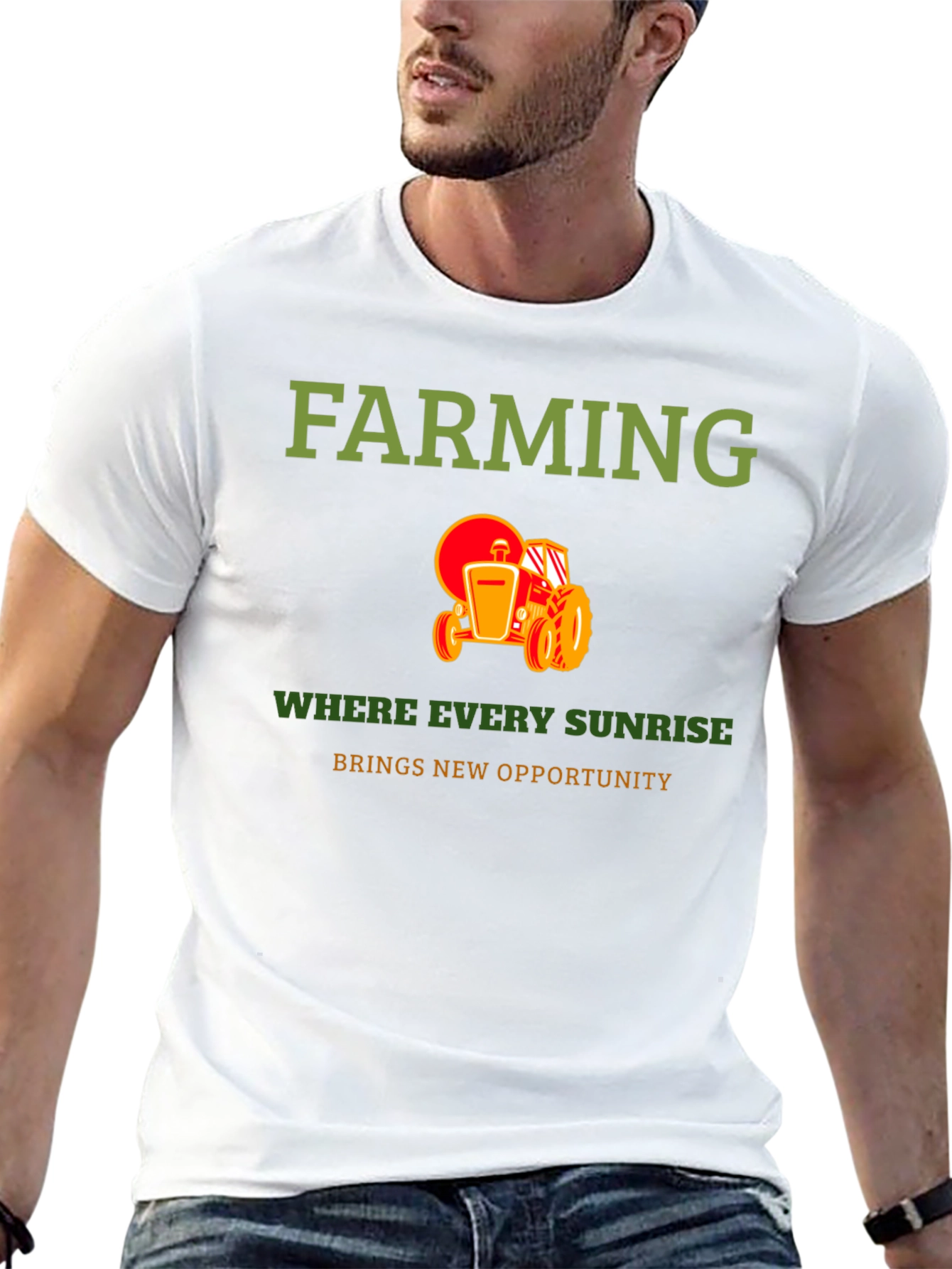 Farming Sunrise Opportunity Graphic Tee