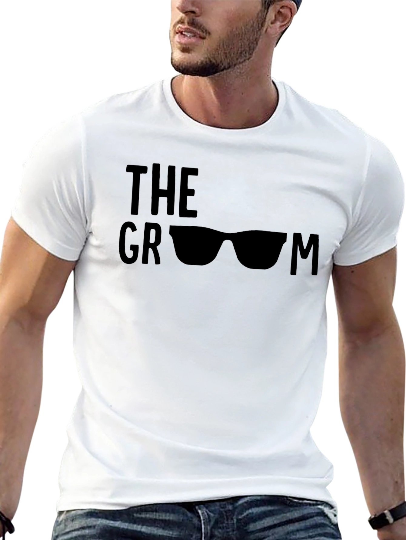 The Groom Sunglasses Graphic T-Shirt - Black