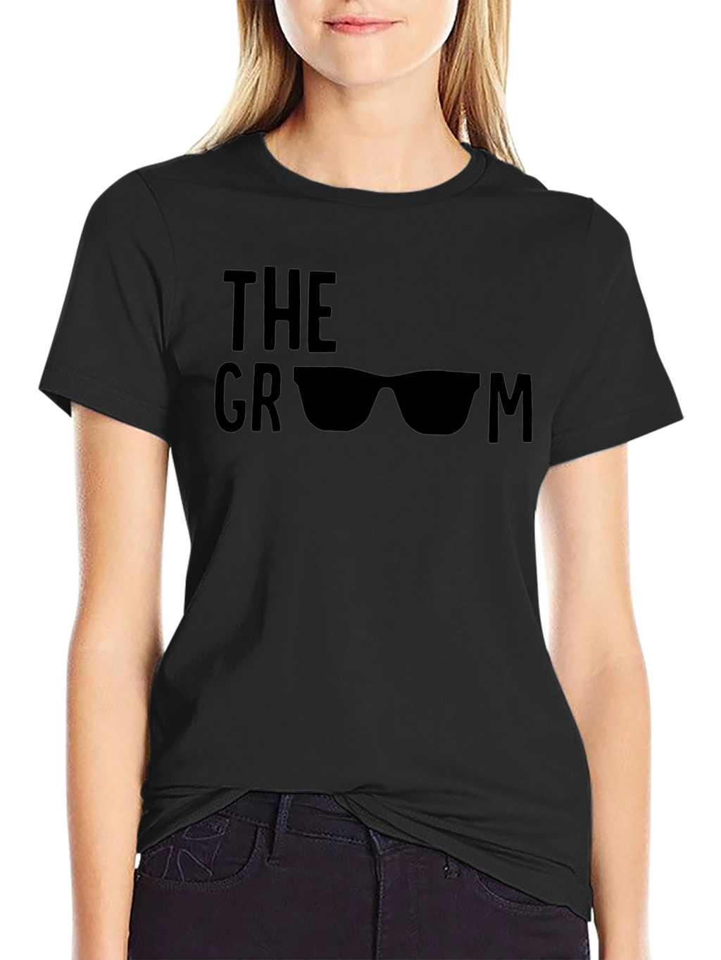 The Groom Sunglasses Graphic T-Shirt - Black