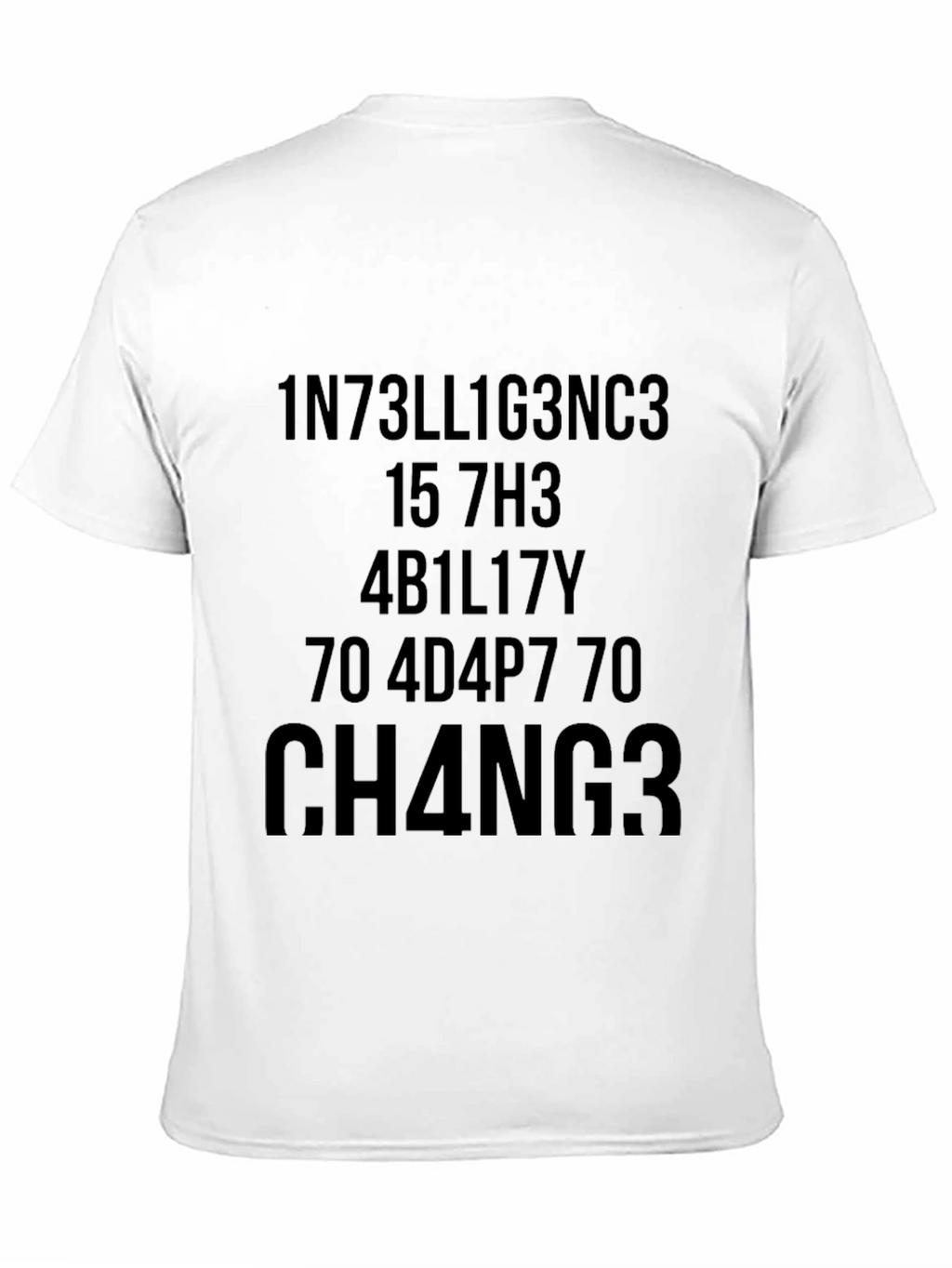 Intelligence Change Graphic T-Shirt