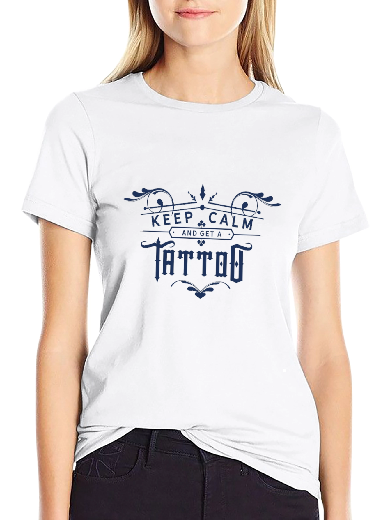 Keep Calm Tattoo Graphic T-Shirt