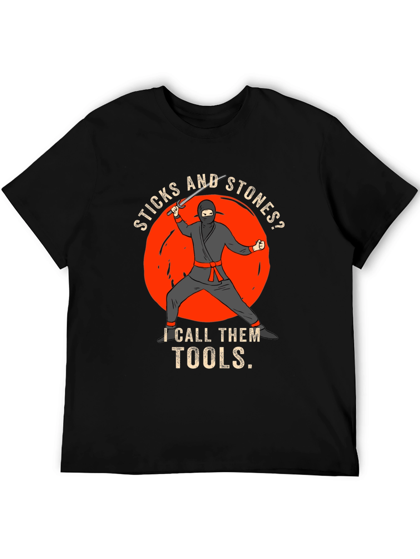 Sticks and Stones Ninja T-Shirt