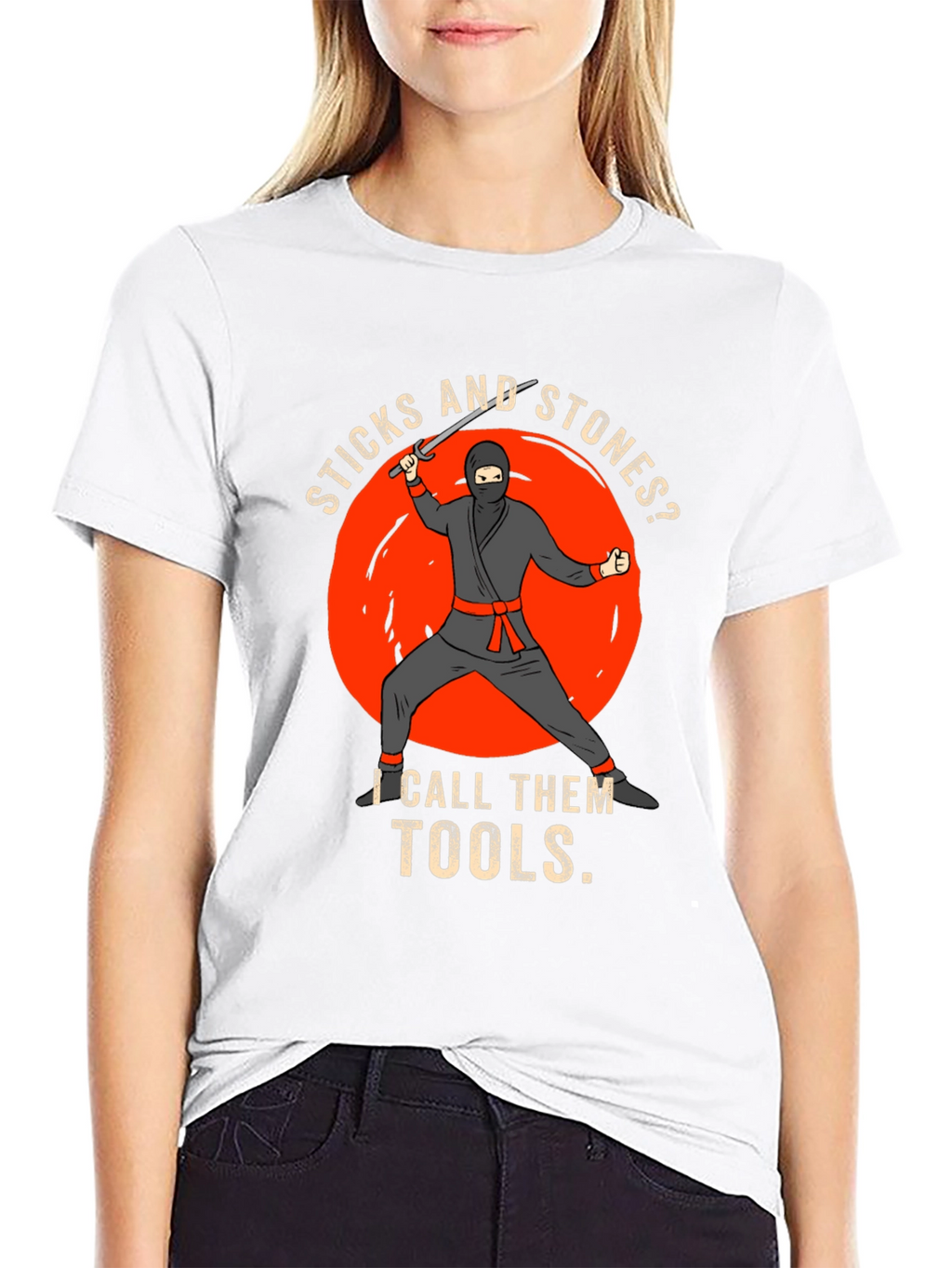 Sticks and Stones Ninja T-Shirt